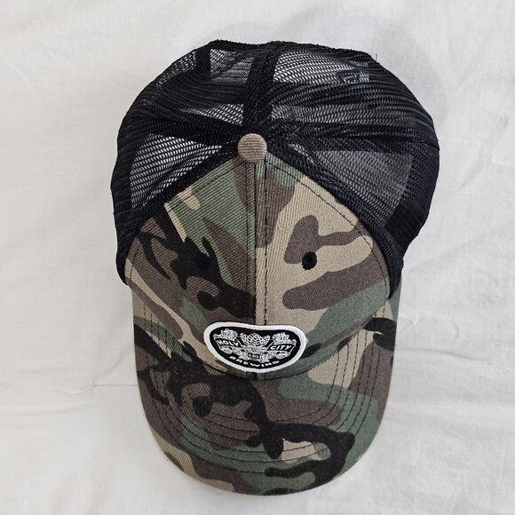 Holy City Brewing Camo Mesh Back Snapback Cap Hat - Picture 2 of 8